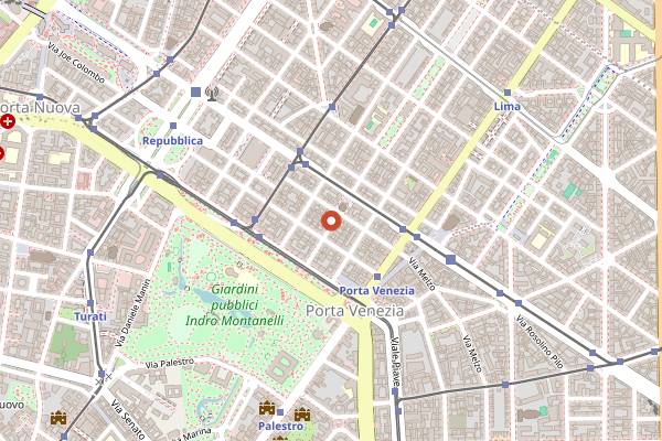 Map showing Leccomilano in Milan
