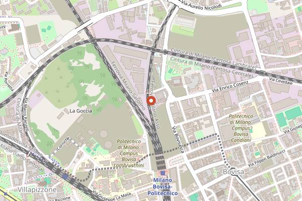 Map showing Spirit de Milan in Milan