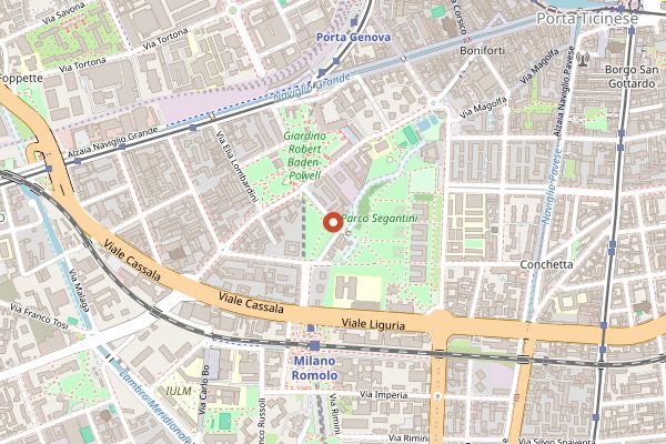 Map showing Cantina Urbana in Milan