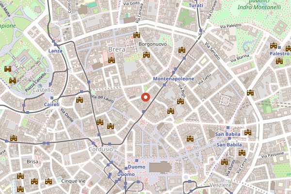 Map showing Identita Golose Milano in Milan