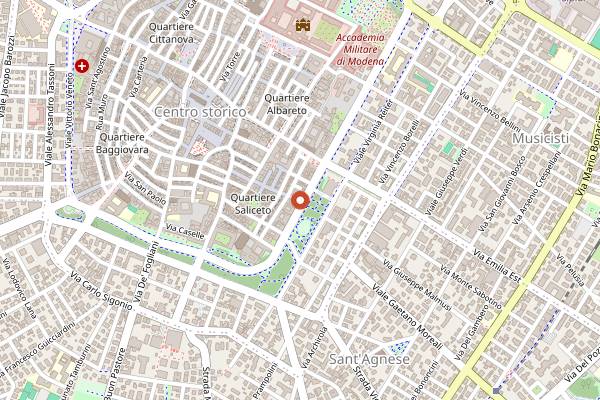 Map showing Animo in Modena
