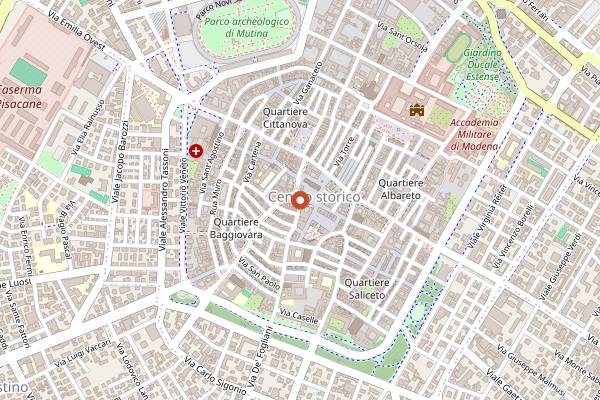Map showing Balzac Bistrot in Modena