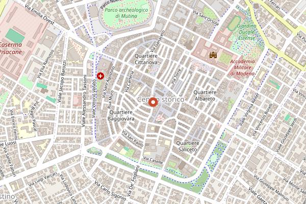 Map showing Incognito in Modena