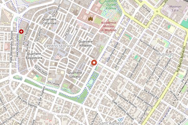 Map showing Brunch Republic in Modena