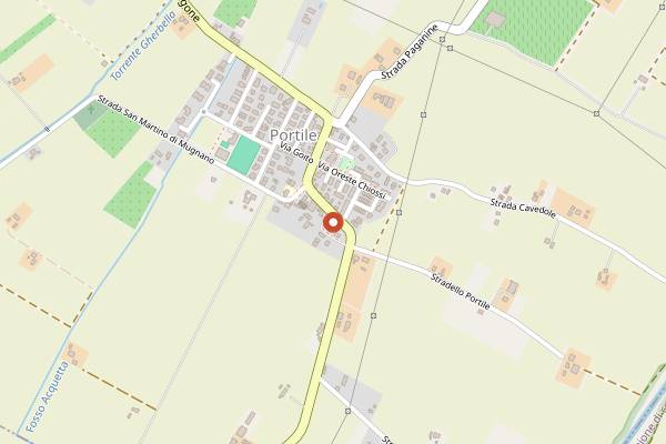 Map showing Bar Trattoria Portile in Modena