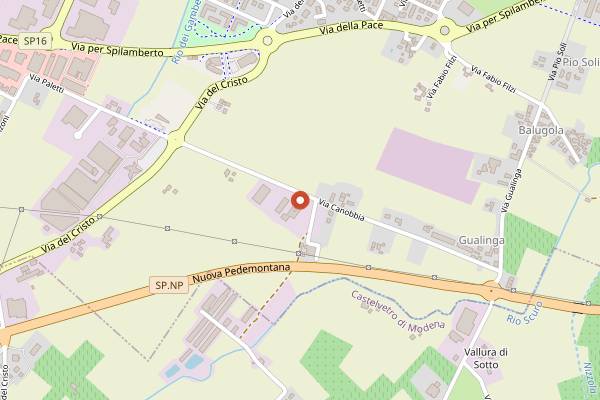 Map showing Acetaia Malpighi Museo Taste&Tour in Modena