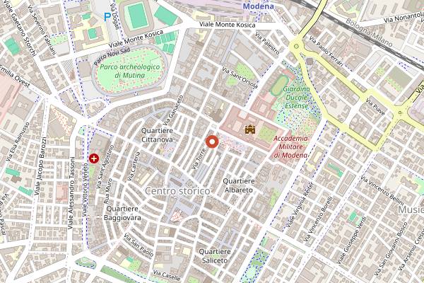 Map showing Compagnia del Taglio in Modena