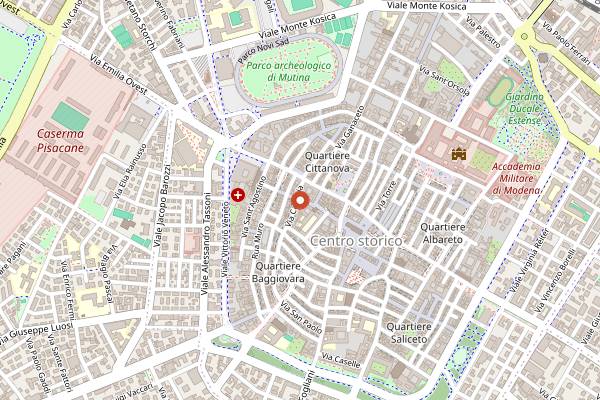Map showing Stappiamo in Modena