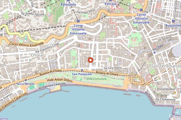 Map showing Pasticceria Moccia in Naples