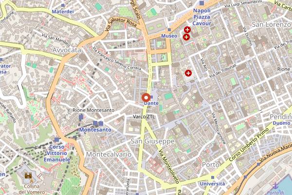 Map showing SfogliateLAB in Naples