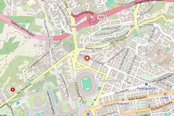 Map showing Da Raffaele F.lli Pellone in Naples