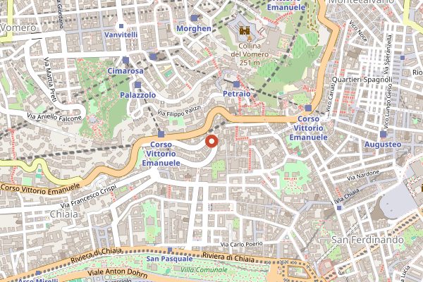 Map showing George Restaurant in Naples