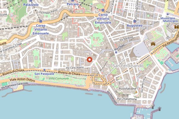 Map showing Ristorante Umberto in Naples