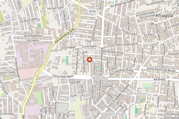 Map showing Bourbon Street Jazz Club in Naples