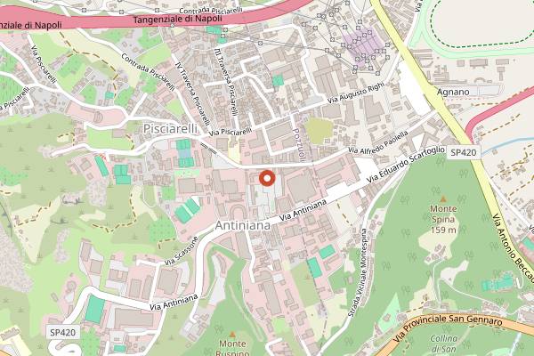 Map showing Duel Club in Naples