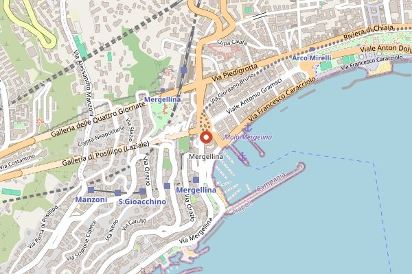 Map showing 50 Kalo di Ciro Salvo in Naples
