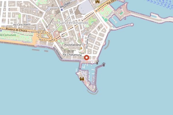 Map showing Da Ettore in Naples