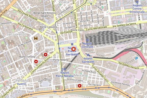 Map showing I Sapori di Parthenope in Naples