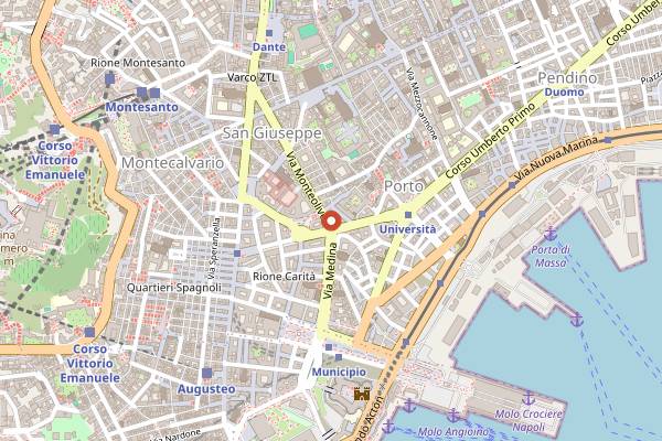 Map showing Koi Sushi Restaurant in Naples