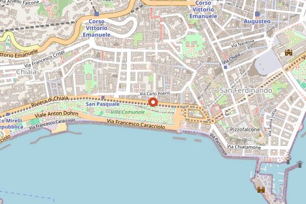 Map showing Pizzeria Salvo in Naples