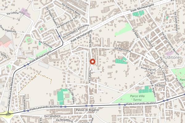 Map showing Puccio Giuseppe in Palermo