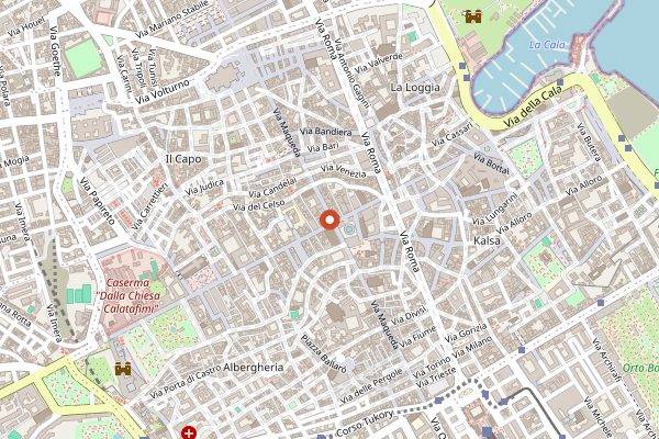 Map showing Bisso Bistrot Brunch in Palermo