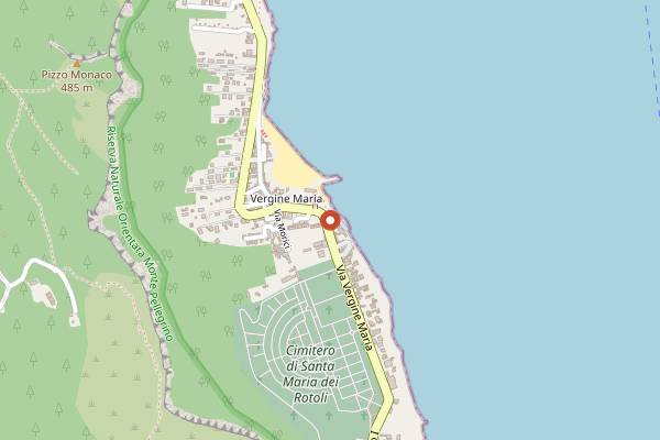 Map showing La Mattanza in Palermo