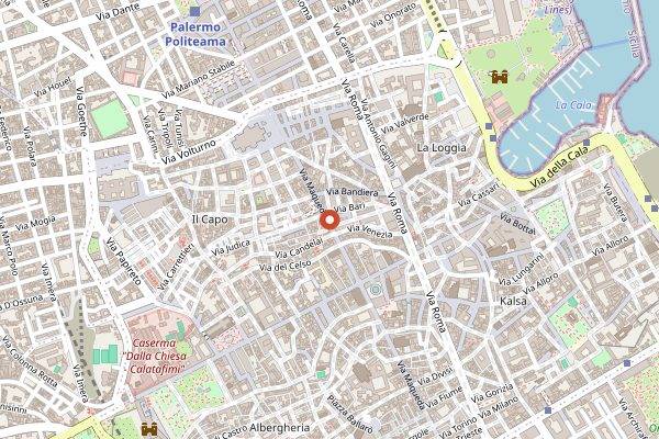 Map showing Pasonar Bangla in Palermo
