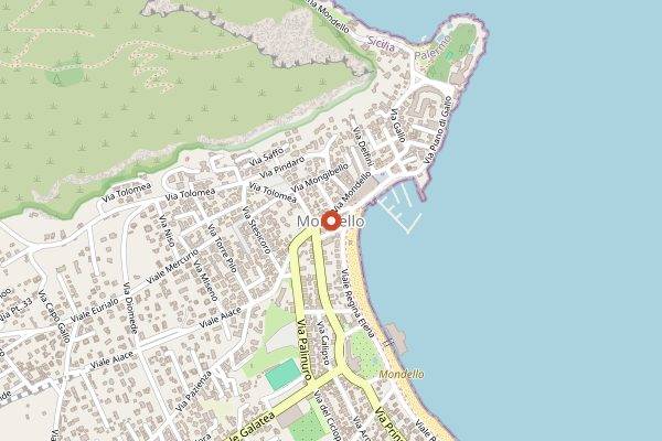 Map showing Bye Bye Blues in Palermo
