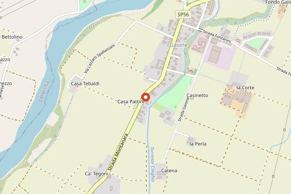 Map showing Forneria Morini in Parma