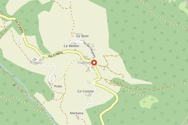 Map showing Locanda Mariella in Parma