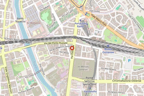 Map showing Andreotti Pasticceria in Rome