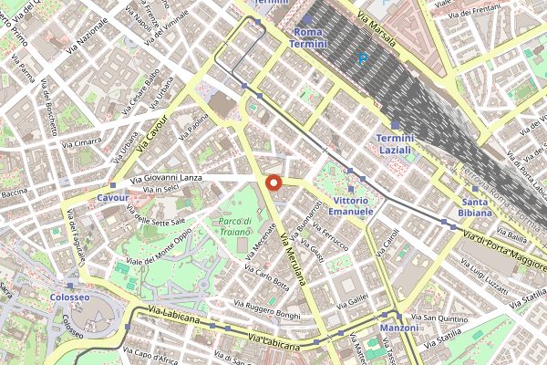 Map showing Pasticceria Regoli in Rome