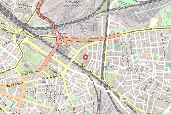 Map showing Buseto in Rome