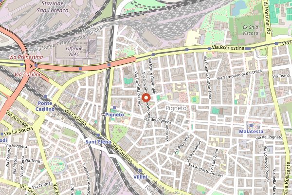 Map showing Co.So. in Rome