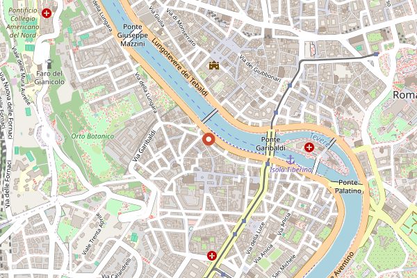 Map showing Freni e Frizioni in Rome