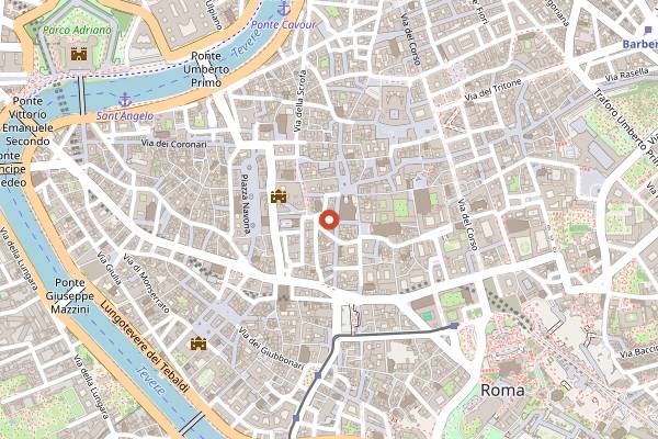Map showing Miscellanea in Rome