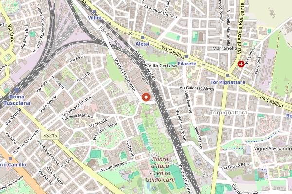 Map showing Jungle Juice Brewing in Rome