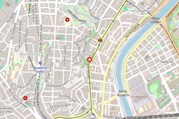 Map showing Treefolk's Public House in Rome