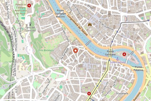 Map showing Dar Poeta in Rome