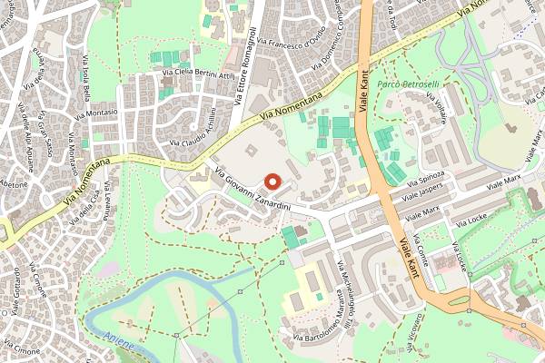 Map showing Manforte in Rome