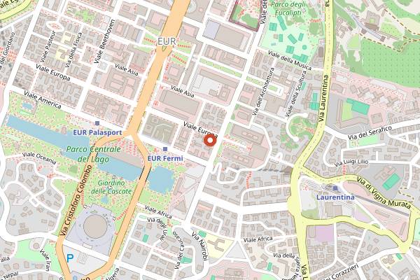 Map showing Panina in Rome