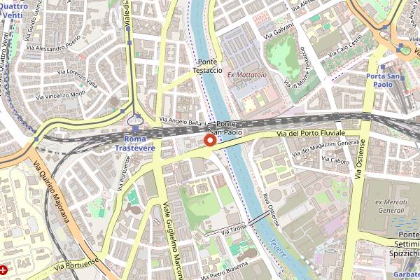Map showing Spiazzo in Rome