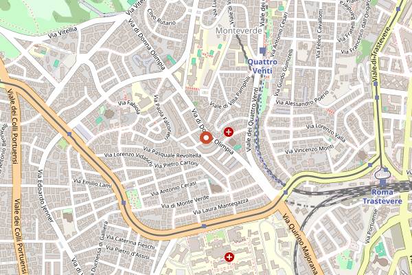 Map showing Caffè Sargenti in Rome