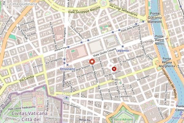 Map showing Sciascia Caffe 1919 in Rome