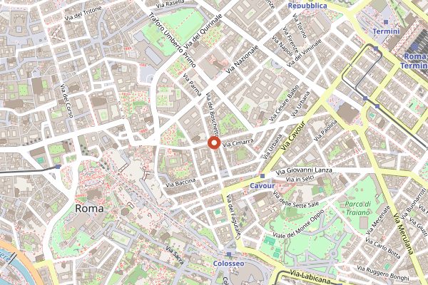 Map showing Ai Tre Scalini in Rome