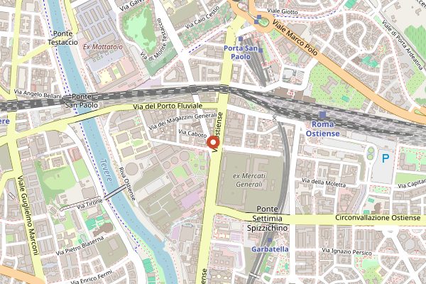 Map showing Doppio Zeroo in Rome