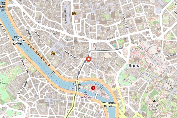 Map showing Cooking Classes in Rome in Rome