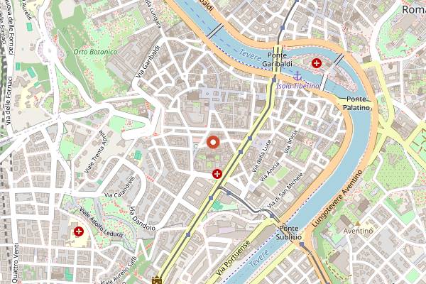 Map showing Eating Europe Rome Pasta-Making Class in Rome