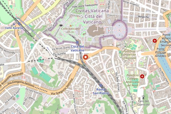 Map showing Le Altre Farine del Mulino in Rome